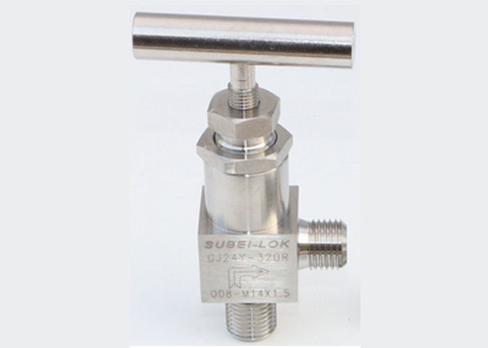 চাপ PN0.6 এমপিএ PN120 Mpa DN6 মিমি পাওয়ার জন্য উচ্চ চাপ কোণ টাইপ সুই ভালভ
